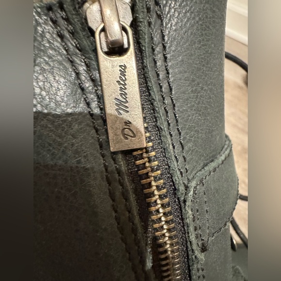 Dr. Marten tall leather combat boots lace up and buckle details ✨ - Picture 6 of 6